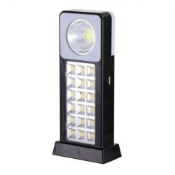 Güneş Enerjili veya USB Şarj Edilebilir Acil Durum Işığı 3W
