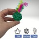 2li Rattan Renkli Peluş Tüy Kedi Köpek Oyuncak Yakalama Çiğneme Çıngıraklı Top Oyuncağı 2li Rattan Renkli Peluş Tüy Kedi Köpek Oyuncak Yakalama Çiğneme Çıngıraklı Top Oyuncağı