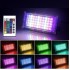 Kumandalı Led Işık Dış Cephe AydınlatmasıÇok Renkli RGBLed Panel Işık PartiLed Aydınlatma