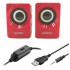 N62 1+1 Multimedia USB ve Jacklı Mini Hoparlör Yüksek Stereo Ses Sistemi