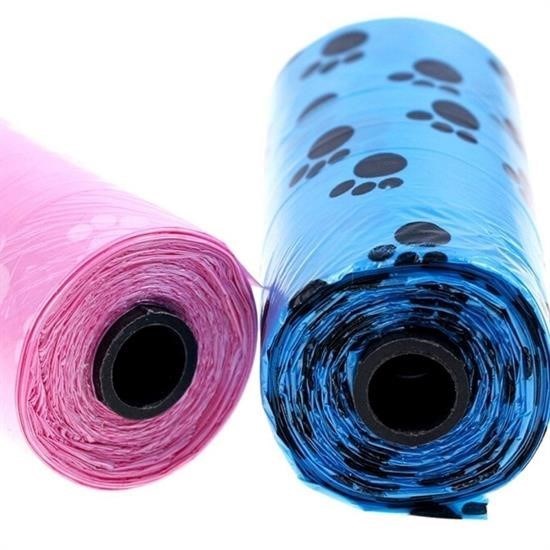 4lü Evcil Hayvanlar Için Pati Desenli Kedi Köpek Kaka Poşeti Torbası 4lü Evcil Hayvanlar Için Pati Desenli Kedi Köpek Kaka Poşeti Torbası