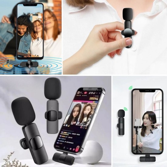 Type C Uyumlu İphone Dönüştürücülü Kablosuz Yaka Mikrofonu Android ve İphone Uyumlu Mini Mikrofon Type C Uyumlu İphone Dönüştürücülü Kablosuz Yaka Mikrofonu Android ve İphone Uyumlu Mini Mikrofon