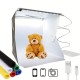 Katlanır Işıklı Fotoğraf Stüdyosu 40x40 cm 6 Renk Fonlu Ürün Çekimi İçin Uygun Fotoğraf Çekim Kutusu Katlanır Işıklı Fotoğraf Stüdyosu 40x40 cm 6 Renk Fonlu Ürün Çekimi İçin Uygun Fotoğraf Çekim Kutusu