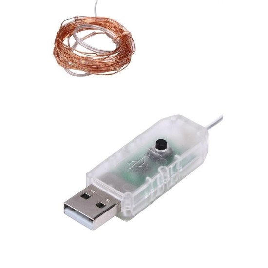Yılbaşı ve Özel Konsept Dekorasyon 5 Mt USB Bağlantılı Led Işık Yılbaşı ve Özel Konsept Dekorasyon 5 Mt USB Bağlantılı Led Işık