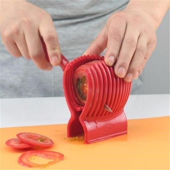 Mandallı Pratik Kolay Meyve ve Sebze Dilimleme Aparatı Mandallı Pratik Kolay Meyve ve Sebze Dilimleme Aparatı