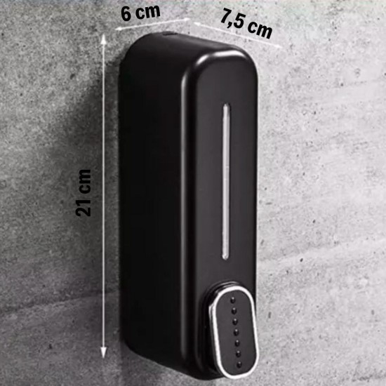 Siyah Duvara Monte Sıv Sabunluk Dispenser 300 ml Siyah Duvara Monte Sıv Sabunluk Dispenser 300 ml