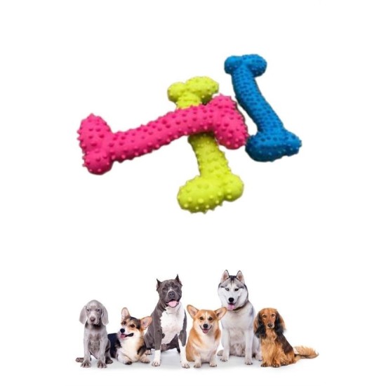 Tiny Kemik Oyuncağı Tırtıklı Yüzey Küçük Kemik Plastik Köpek Oyuncağı Tiny Kemik Oyuncağı Tırtıklı Yüzey Küçük Kemik Plastik Köpek Oyuncağı