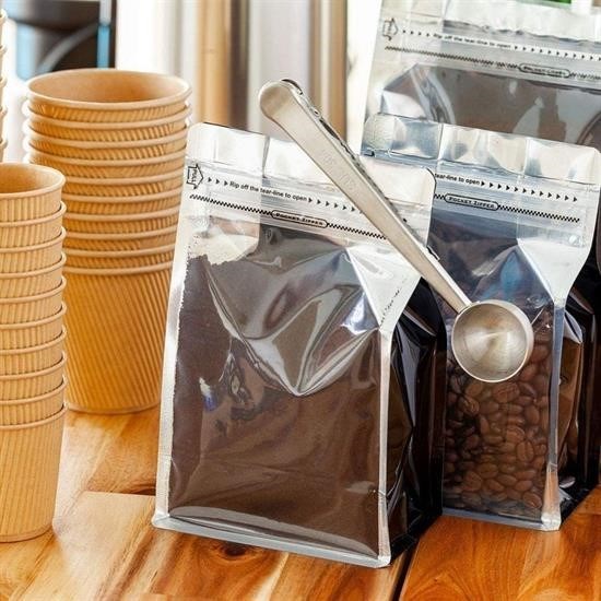 Mandallı Kahve Ölçü Kaşığı Silver Çok Fonksiyonlu Paslanmaz Çelik Kaşık Mandallı Kahve Ölçü Kaşığı Silver Çok Fonksiyonlu Paslanmaz Çelik Kaşık