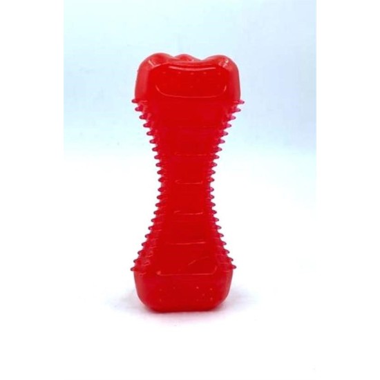 Köpekler İçin Diş Kaşıma Oyuncağı Tırtıklı Yapıda Plastik Dumbell Köpekler İçin Diş Kaşıma Oyuncağı Tırtıklı Yapıda Plastik Dumbell