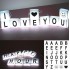 10lu Lightbox Işıklı Harf Mesaj Panosu Dekoratif  Harf Işık Zinciri