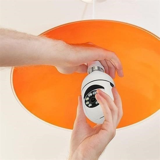 WiFi 360 Panoramik Ampul Kamera Gece Görüş Ses Akıllı Hareket Algılayıcı WiFi 360 Panoramik Ampul Kamera Gece Görüş Ses Akıllı Hareket Algılayıcı