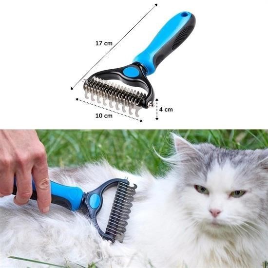 Plastik Saplı Metal Kedi Köpek Bakım Kıtık Tüy Topak Açıcı Tarak Plastik Saplı Metal Kedi Köpek Bakım Kıtık Tüy Topak Açıcı Tarak