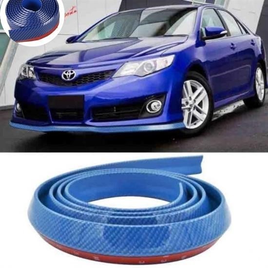 Mavi 2,5 Metre Araba Oto Ön Tampon Koruyucu Kauçuk Pratik Tampon Şerit Bant Döşeme Kiti Mavi 2,5 Metre Araba Oto Ön Tampon Koruyucu Kauçuk Pratik Tampon Şerit Bant Döşeme Kiti