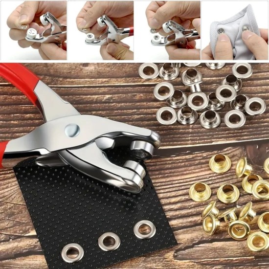 200 adet Paslanmaz Çelik Çıtçıt ve Pense Seti Metal Çıt Çıt Makinesi 200 adet Paslanmaz Çelik Çıtçıt ve Pense Seti Metal Çıt Çıt Makinesi