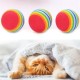 3lü Gökkuşağı Sünger Kedi Köpek Çiğneme Oyun Topu 4,2 cm 3lü Gökkuşağı Sünger Kedi Köpek Çiğneme Oyun Topu 4,2 cm