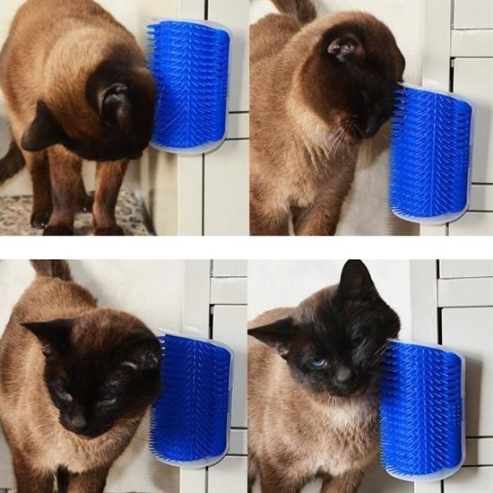 Pratik Kedi Tüyü Kaşıma Ve Tarama Aparatı Duvara Monte Kaşıma Aleti Pratik Kedi Tüyü Kaşıma Ve Tarama Aparatı Duvara Monte Kaşıma Aleti