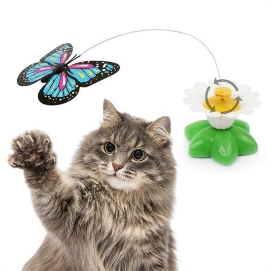 Hareketli Dönen Kelebek - Kedi Oyuncağı ( Pille Çalışır) Hareketli Dönen Kelebek - Kedi Oyuncağı ( Pille Çalışır)