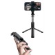 Masaüstü Tripod Olabilen Telefon Tutuculu Kablosuz Kumandalı Selfie Çubuğu Masaüstü Tripod Olabilen Telefon Tutuculu Kablosuz Kumandalı Selfie Çubuğu