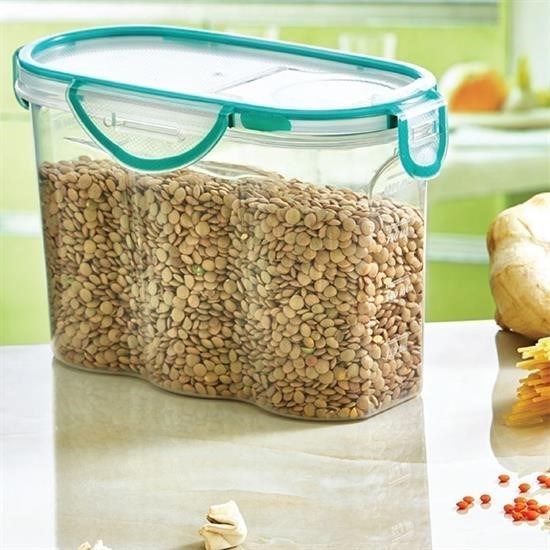 Kilitli Kapaklı Contalı Hava,Su Sıvı Geçirmez 1,7 Litre Erzak Saklama Kabı-SA585 Kilitli Kapaklı Contalı Hava,Su Sıvı Geçirmez 1,7 Litre Erzak Saklama Kabı-SA585