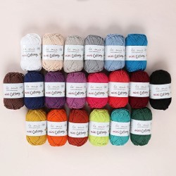 LA MİA MİNİ COTTONY 20'Lİ PAKET 25G RENKLİ EL ÖRGÜ