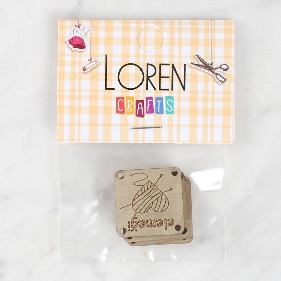 Loren Crafts Elemeği Deri Arma 5 Adet - 1569 Loren Crafts Elemeği Deri Arma 5 Adet - 1569