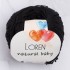 Loren Natural Baby Siyah El Örgü İpi - R004 - 33697