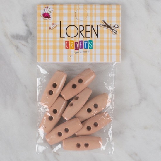 Loren Crafts somon 8 li çoban düğmesi - 73 Loren Crafts somon 8 li çoban düğmesi - 73