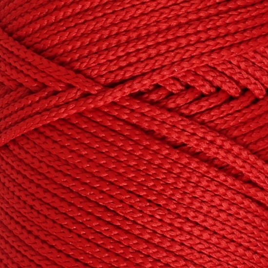Loren Polyester Soft Macrame Kırmızı El Örgü İpi - LM019 - 34432 Loren Polyester Soft Macrame Kırmızı El Örgü İpi - LM019 - 34432