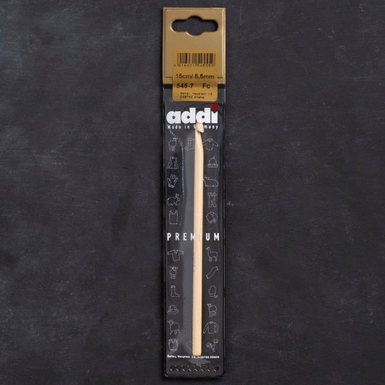 Addi Bambus 5,5mm 15cm Bambu Yün Tığ - 545-7 Addi Bambus 5,5mm 15cm Bambu Yün Tığ - 545-7
