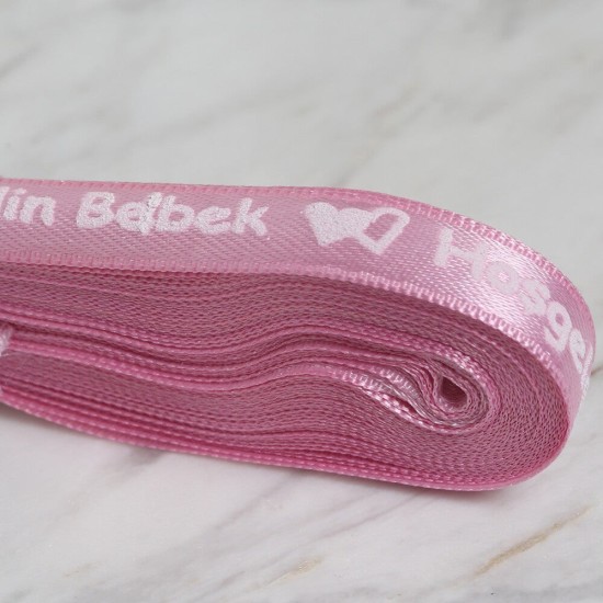 Loren Crafts 1cm 10 mt Pembe Saten Hoşgeldin Bebek Loren Crafts 1cm 10 mt Pembe Saten Hoşgeldin Bebek