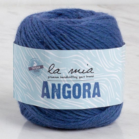 La Mia Angora 50gr Lacivert El Örgü İpi - L129 - 33803 La Mia Angora 50gr Lacivert El Örgü İpi - L129 - 33803