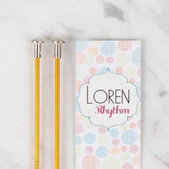 Loren Rythm 2,5mm Sarı Renkli Metal Örgü Şişi Loren Rythm 2,5mm Sarı Renkli Metal Örgü Şişi