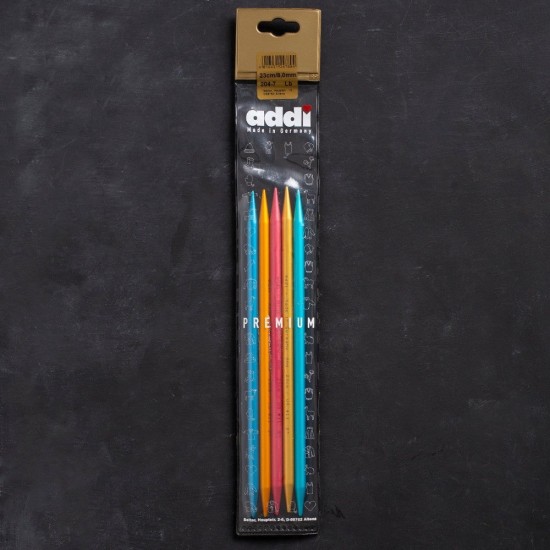 Addi Colibri 8mm 23cm Renkli Çorap Şişi - 204-7 Addi Colibri 8mm 23cm Renkli Çorap Şişi - 204-7