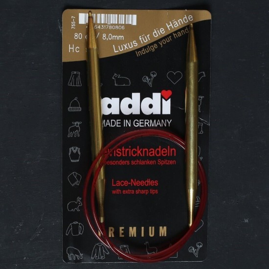 Addi 8mm 80cm Klasik Misinalı Dantel Şişi - 755-7 Addi 8mm 80cm Klasik Misinalı Dantel Şişi - 755-7