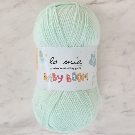La Mia Baby Boom Bebe Yeşili El Örgü İpi - 1443 - 34131 La Mia Baby Boom Bebe Yeşili El Örgü İpi - 1443 - 34131