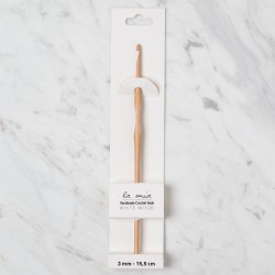 La Mia Whitewood 3 mm 15.5 cm Ahşap Yün Tığ