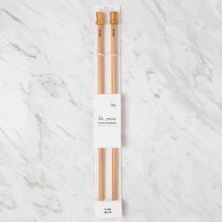 La Mia Whitewood 9 mm 36 cm Ahşap Örgü Şişi