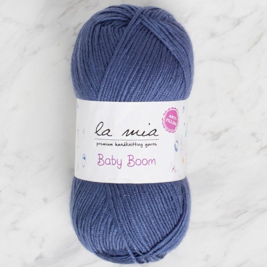 La Mia Baby Boom Havacı Mavi El Örgü İpi - 1533 - 34129 La Mia Baby Boom Havacı Mavi El Örgü İpi - 1533 - 34129