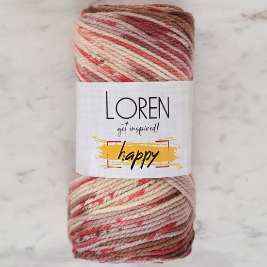 Loren Happy Ebruli El Örgü İpi - RH002 - 34287 Loren Happy Ebruli El Örgü İpi - RH002 - 34287