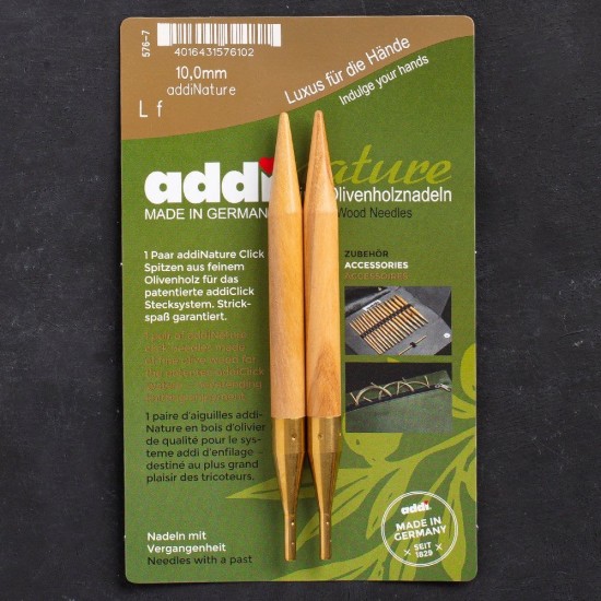 Addi Nature Olive Wood Click 10mm 13cm Misinalı Şi Addi Nature Olive Wood Click 10mm 13cm Misinalı Şi