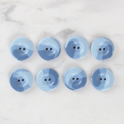 Loren Crafts 8'li Düğme Mavi - 1132