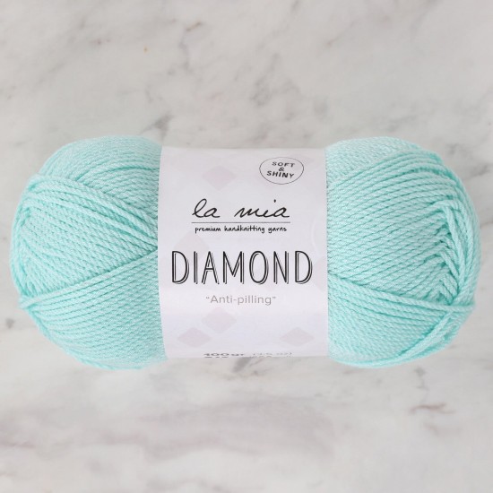 La Mia Diamond Su Yeşili El Örgü İpi - L166 - 33739 La Mia Diamond Su Yeşili El Örgü İpi - L166 - 33739