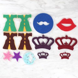 Loren 10 Paket Parti Konseptli Keçe Set-2