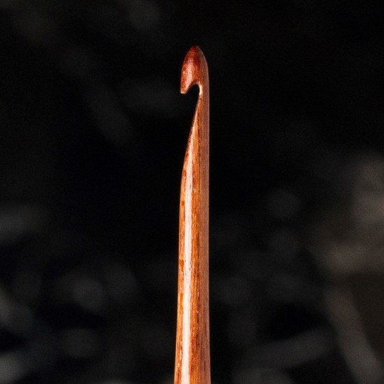 La Mia Rosewood 2 mm 15.5 cm Ahşap Yün Tığ La Mia Rosewood 2 mm 15.5 cm Ahşap Yün Tığ