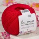 La Mia Mercerized Cotton Kırmızı El Örgü İpi - 19 - 33597 La Mia Mercerized Cotton Kırmızı El Örgü İpi - 19 - 33597