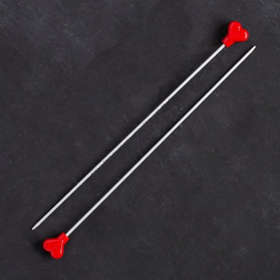 Addi Kalpli 2mm 20cm Klasik Alüminyum Örgü Şişi - Addi Kalpli 2mm 20cm Klasik Alüminyum Örgü Şişi -