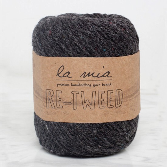 La Mia Re-Tweed Füme Melanj El Örgü İpi - L153 - 34416 La Mia Re-Tweed Füme Melanj El Örgü İpi - L153 - 34416