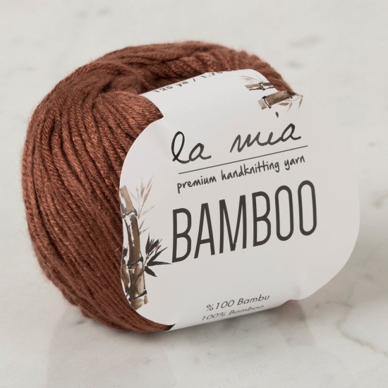 La Mia Bamboo Kahverengi El Örgü İpi - L087 - 33854 La Mia Bamboo Kahverengi El Örgü İpi - L087 - 33854