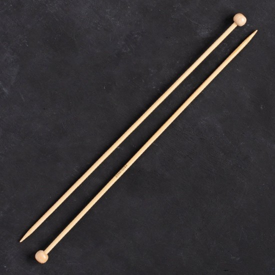 Addi Premium 3,5mm 25cm Bambu Örgü Şişi - 5007025- Addi Premium 3,5mm 25cm Bambu Örgü Şişi - 5007025-