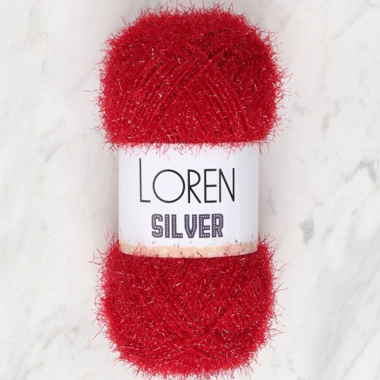 Loren Silver Bordo El Örgü İpi - RS0024 - 34088 Loren Silver Bordo El Örgü İpi - RS0024 - 34088